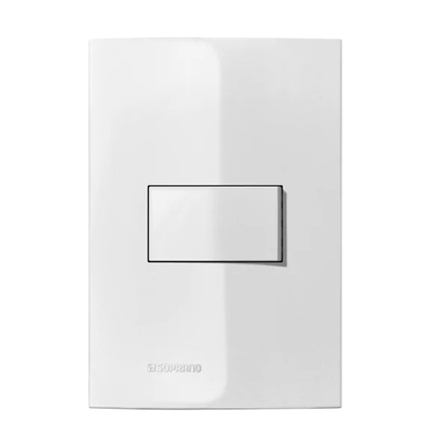Conjunto 1 Interruptor Simples 0AX 250V 4X2 Branco Iris Soprano -2-.png